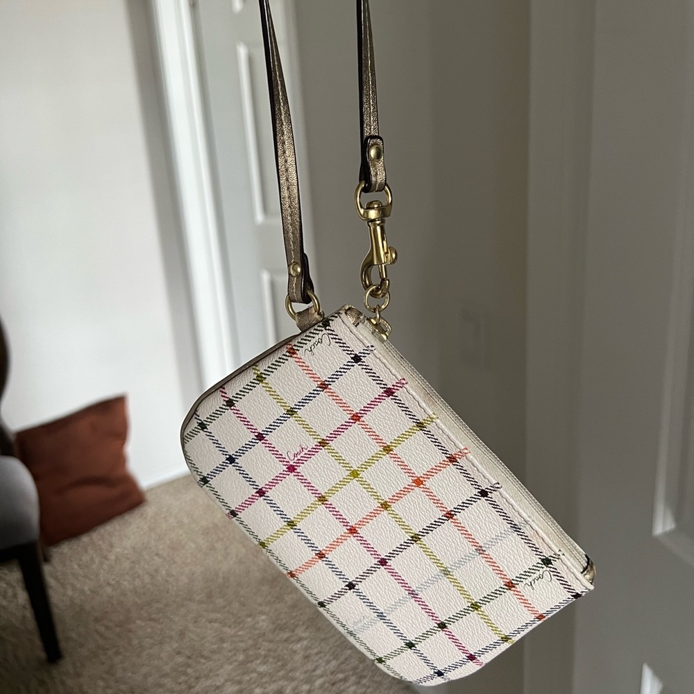Coach small wristlet purse